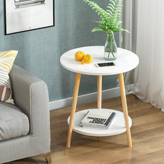 Bàn tròn 2 tầng chân cao 70cm, đường kính mặt 60/50cm dùng làm bàn trà, bàn cafe, bàn decor phòng khách, bàn ăn