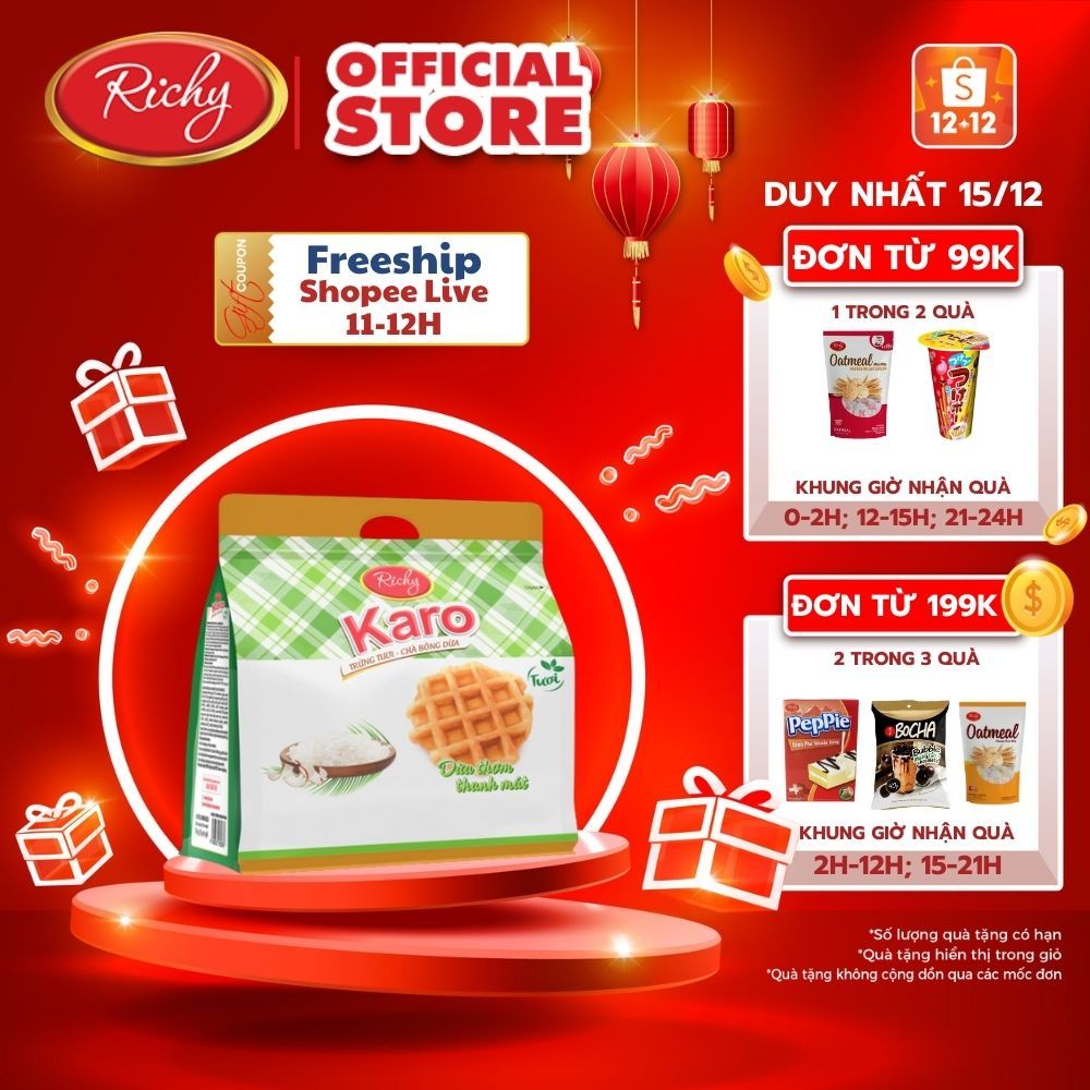 Bánh Karo trứng tươi chà bông Dừa vị mới