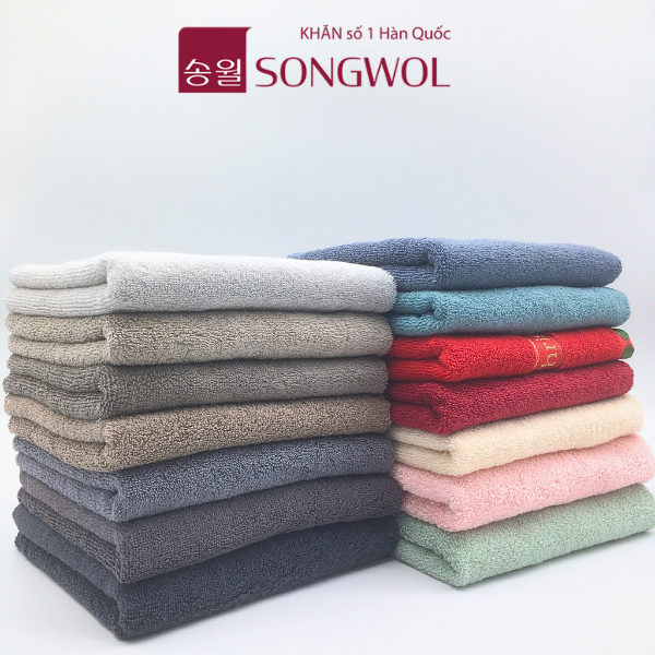 (Sale lỗi) Khăn mặt, khăn tắm Songwol xuất Hàn 40x80cm