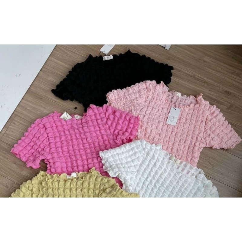 Áo thun nữ tay ngắn vải xốp mềm