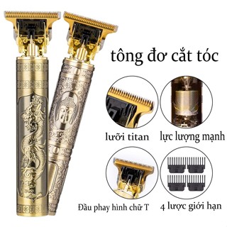 Tông Đơ Cắt Tóc VINTAGE T9 Chấn Viền Pin Sạc Cao Cấp, Tặng Kèm Phụ Kiện – Hàng Chính Hãng