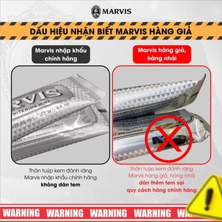 Kem Đánh Răng Marvis Whitening 25ml, 85ml
