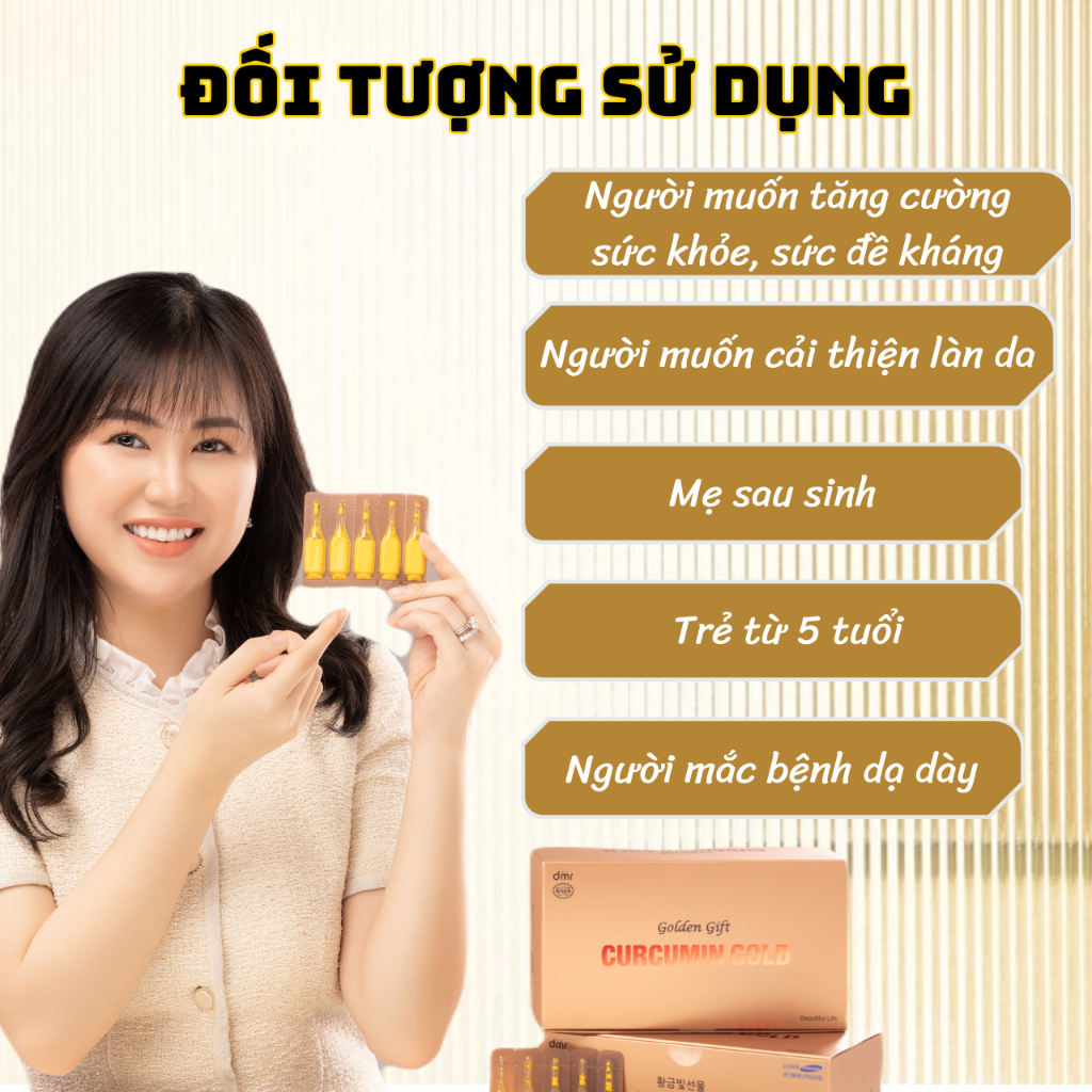 Mã ICBTUE7031 giảm 70K đơn 449K Nghệ Nano Curcumin Gold Hàn Quốc 100 Tép