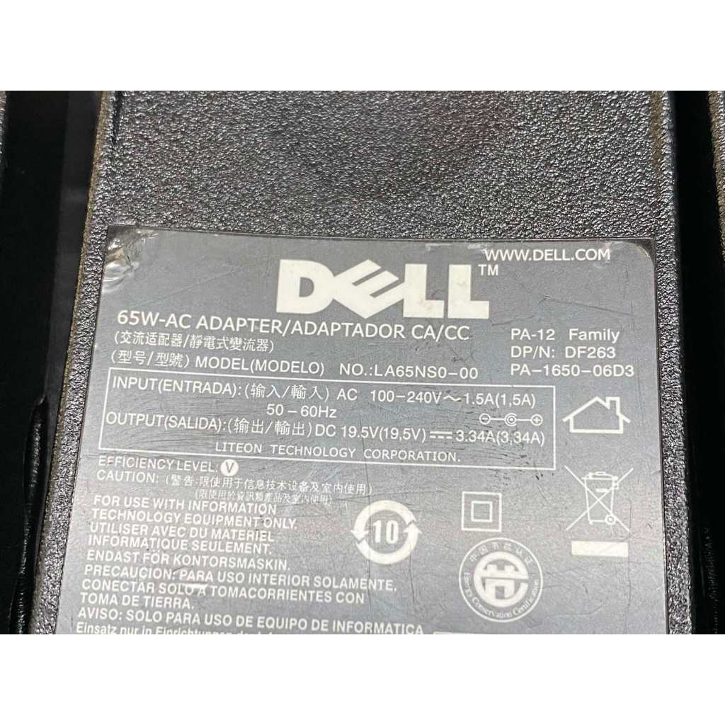 Sạc laptop dell 19.5V 3.34A đầu sạc chân kim: 7.4mm x 5.0mm mẫu dẹp, zin chính hãng