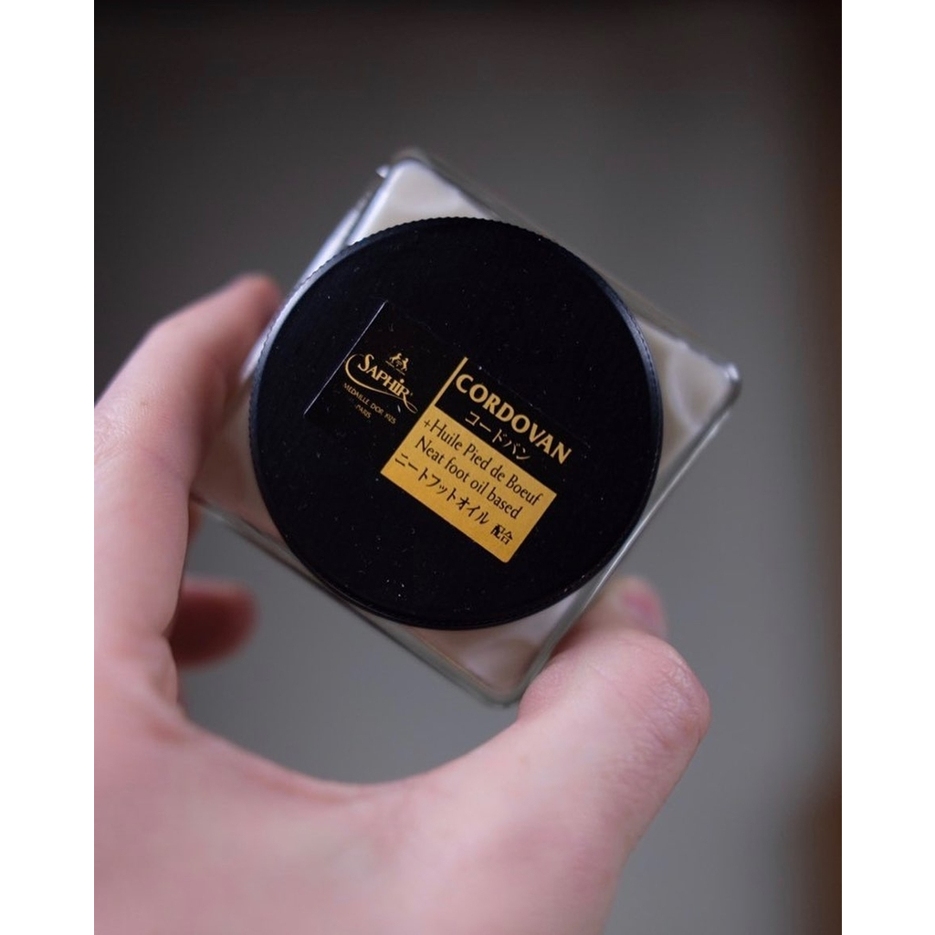 Kem chăm sóc da giày shell cordovan (da mông ngựa) Saphir MDO Cordovan 75ml