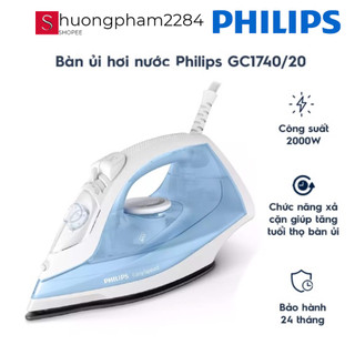 [Mã SPHACL10 giảm 6% đơn 1TR2] Bàn Ủi Hơi Nước Philips GC1740 - Hàng Chính Hãng