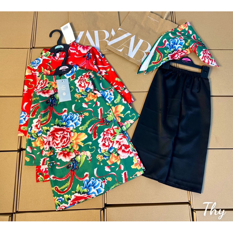 Áo dài Chăn Công cho bé