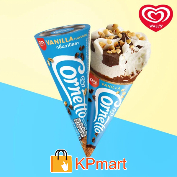 Kem ốc quế vani Wall's Cornetto Vanilla 110ML