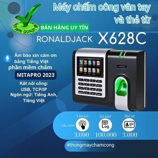 Máy chấm công vân tay RONALD JACK X628C