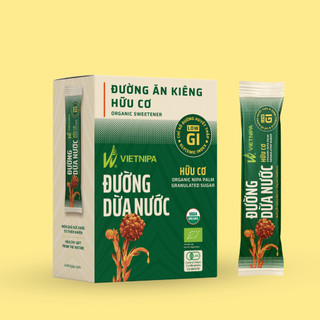Đường dừa nước hữu cơ vietnipa - hộp 10 gói