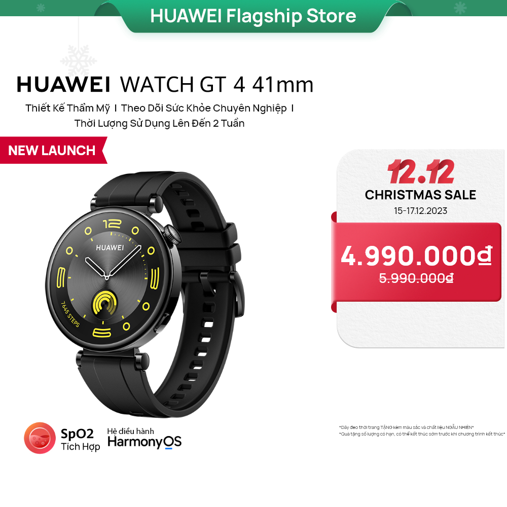 Đồng Hồ Thông Minh HUAWEI WATCH GT 4 41mm | Theo Dõi Sức Khỏe Chuyên Nghiệp