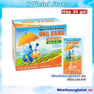 Siro tăng đề kháng ong vàng dạng gói 5ml
