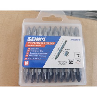 SENKA Mũi bắt vít bake, mũi bắt vít có nam châm 65mm PH2 ++ Thân RÃNH W