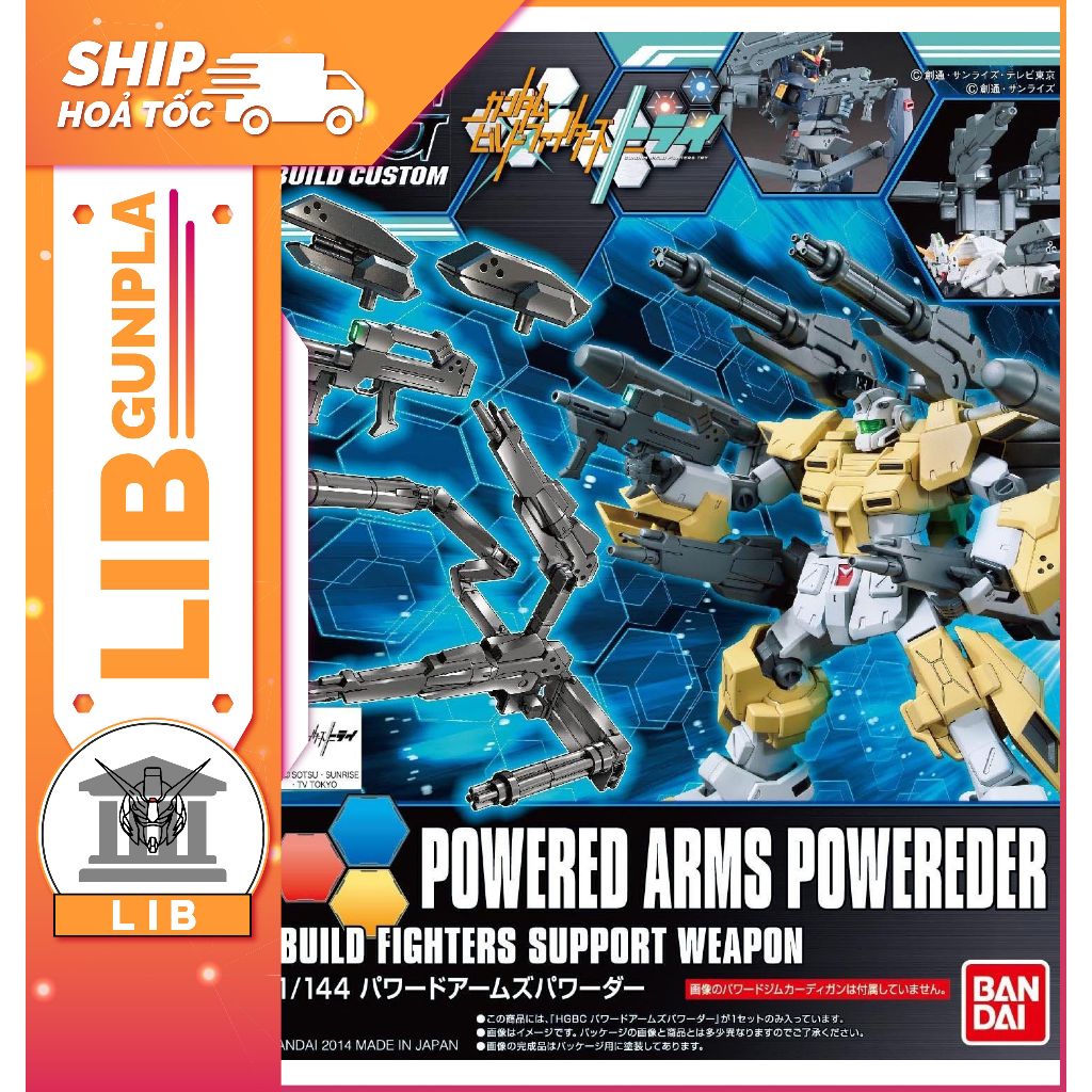 Mô hình lắp ráp Gundam Phụ Kiện HG BC 1/144 Powered Arms Powereder