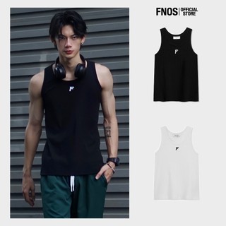 Áo tanktop unisex form classic fnos basic logo tanktop 100% cotton - local brand chính hãng
