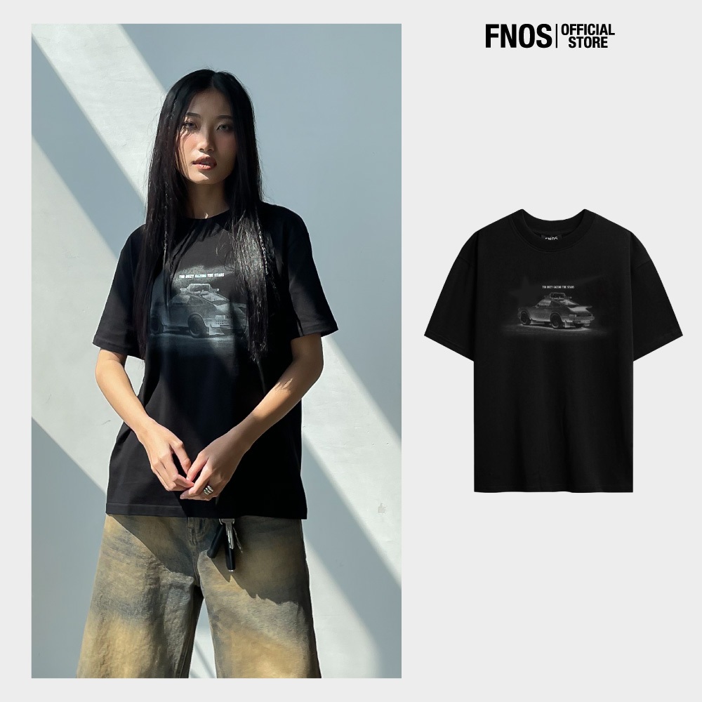 Áo Thun Unisex Form Overfit STARGAZING CAR TSG 100% Cotton - Local Brand Chính Hãng