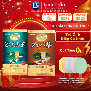 Trà orihiro diếp cá, trà túi lọc diếp cá giải độc, thanh nhiệt cơ thể giảm mụn hiệu quả 60 túi