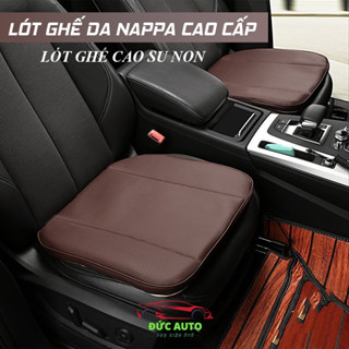  Lót Ghế Ngồi Ô Tô Văn Phòng Da Nappa Cao Su Non - Chống Đau Mỏi Mông 