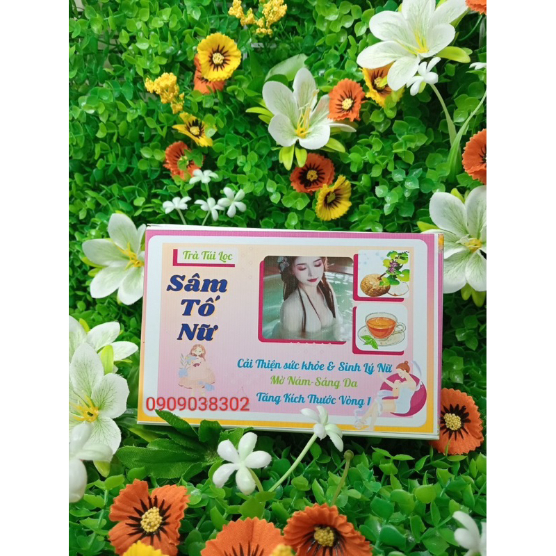 trà sâm tố nữ Phúc An Khang -giúp nở ngực, tăng sinh lý nữ ( estrogen) hộp 40 túi lọc