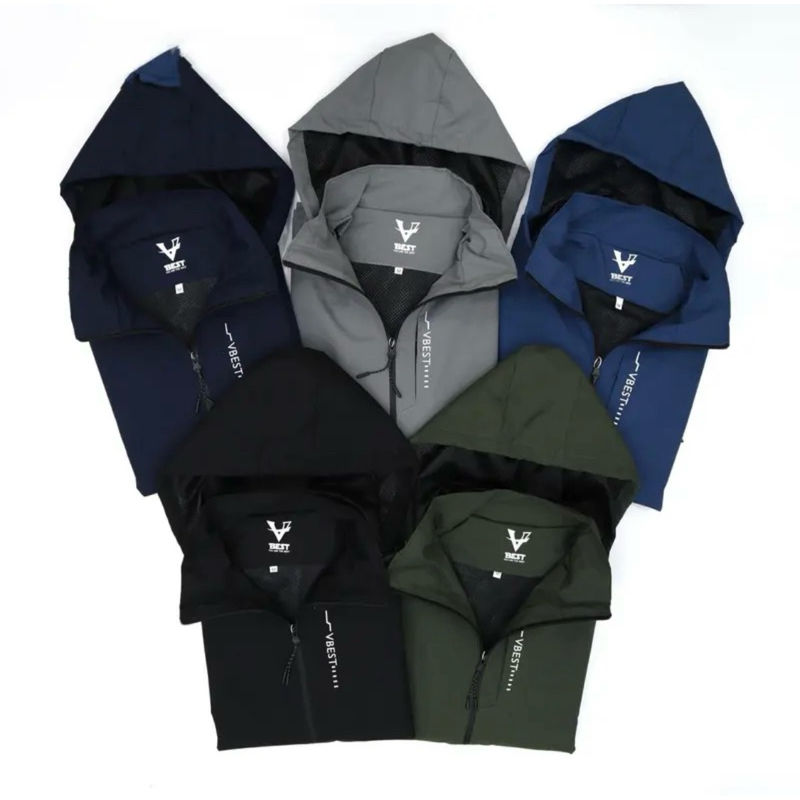 Áo gió nam nữ chống nước ba khoá lót lưới cao cấp - Hàng mới về