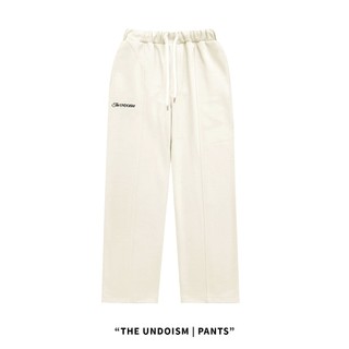 Quần Ống Suống Undo The UISM Màu Cream - 100% cotton nỉ dày dặn
