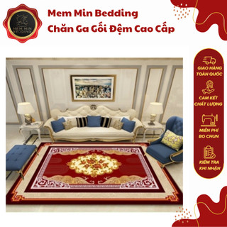 Thảm Trải Sàn Phòng Khách, Thảm Bali Trải Sàn Trang Trí Phòng Khách Kích Thước 2mx3m, 1m6x2m - MemMinbedding