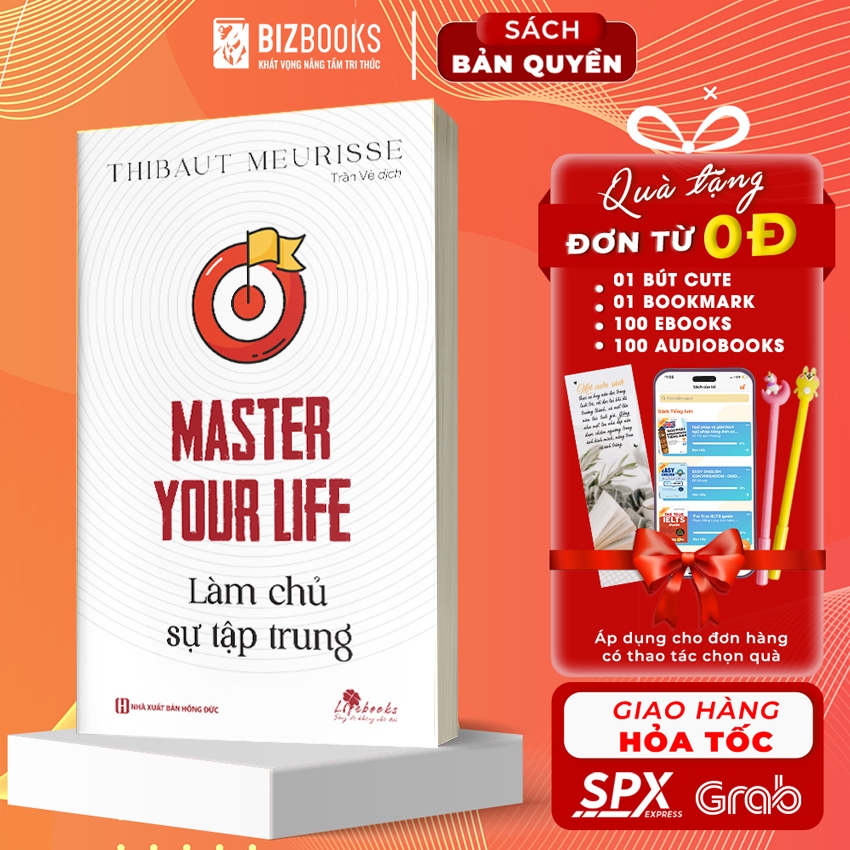 Sách Bizbooks - Master your life - Làm chủ sự tập trung