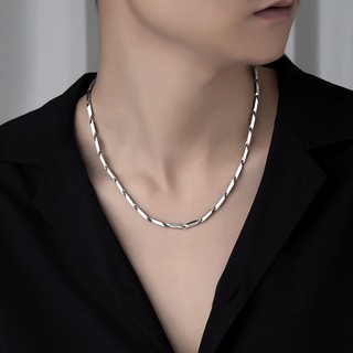 Vòng cổ basic trơn nam nữ mạ bạc nam nữ basic Migin thời trang nhiều lựa chọn dễ phối đồ - Vòng Cổ Basic Tổng Hợp