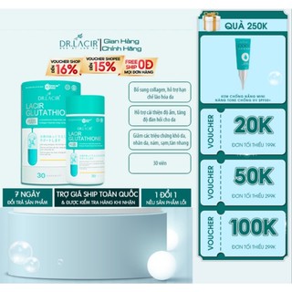 Viên Uống Trắng Da Glutathione Plus Dr.Lacir Chính Hãng - 30 Viên