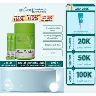 Phan Tả Diệp Senna Detox Dr. Lacir Hỗ Trợ Thải Độc Ruột, Ngừa Táo Bón - Hộp 30 Gói