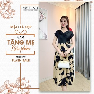 Đầm Nữ [ Linh Linh ] (HT LT888) Cao Cấp Dáng Dài Sang Trọng Quý Phái Cực Xinh (ảnh thật shop tự chụp)