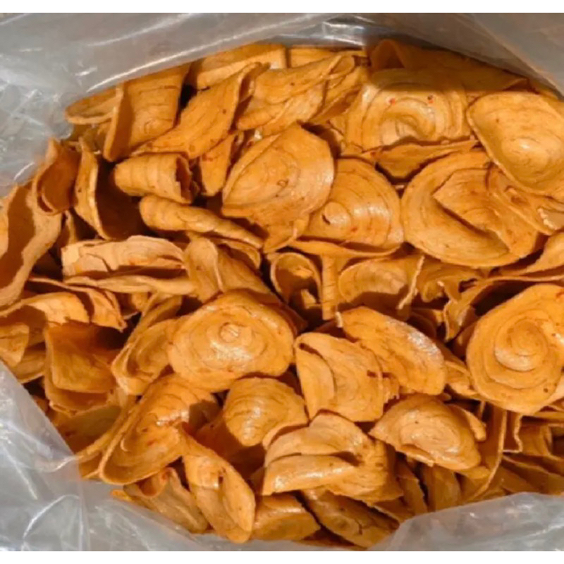 500G Snack Bánh Tai Heo Xào Nhí Vị Mắm Cay, Snack Bim Bim, đồ ăn vặt, ăn vặt tuổi thơ
