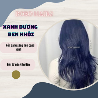 Sét Thuốc Nhuộm Xanh Dương Đen Khói TẶNG oxi- gang tay