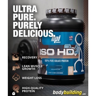 Whey Protein tăng cơ BPI Sports Iso-HD 100% Pure Protein Isolate 4.8