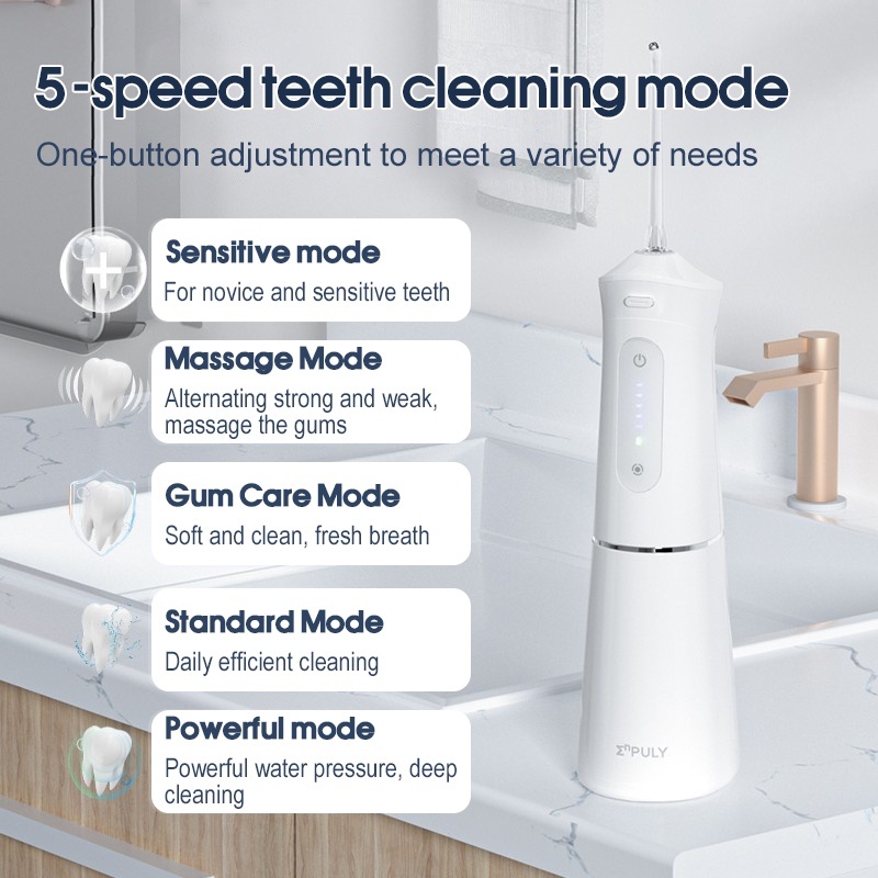 Máy tăm nước mini Xiaomi Enpuly M6 Plus pin 1100 mAh nhỏ gọn di động Kèm vòi thay thế TTSHOP720