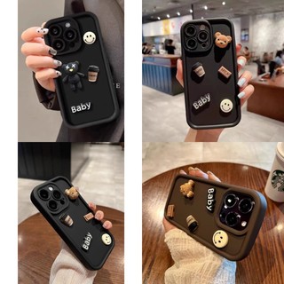 Ốp Lưng Iphone TPU Dẻo 3D Sticker Gắn Nổi 7plus 8plus x xs 11 12 13 14 pro max 