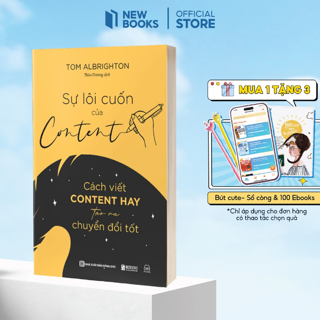 Sách Sự Lôi Cuốn Của Content: Cách Viết Content Hay Tạo Ra Chuyển Đổi Tốt Phát triển nghề nghiệp Bizbooks
