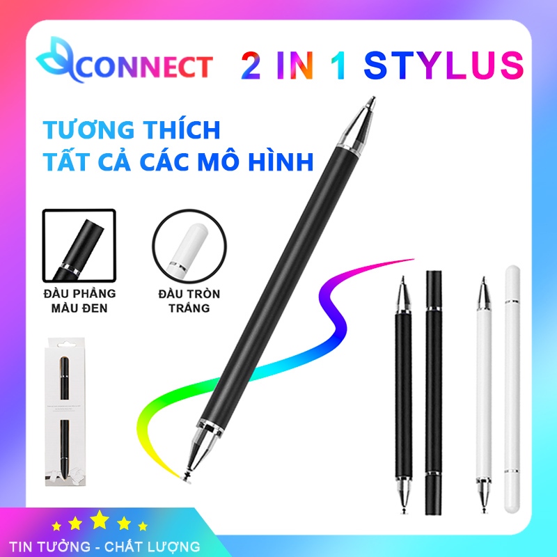Bút cảm ứng, viết cảm ứng 2 đầu cực nhạy dành cho điện thoại, máy tính bảng