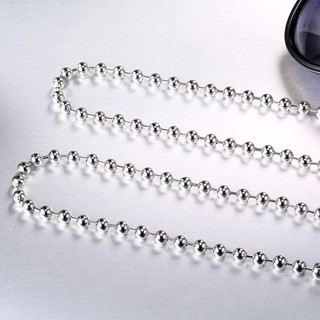 Vòng cổ basic trơn nam nữ mạ bạc nam nữ basic Migin thời trang nhiều lựa chọn dễ phối đồ - Vòng Cổ Basic Tổng Hợp