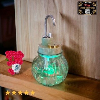 Bình Rót Rượu Tự Động Cảm Ứng ( Mẫu Thủy Tinh Vòi Inox ) Không Kén Ly
