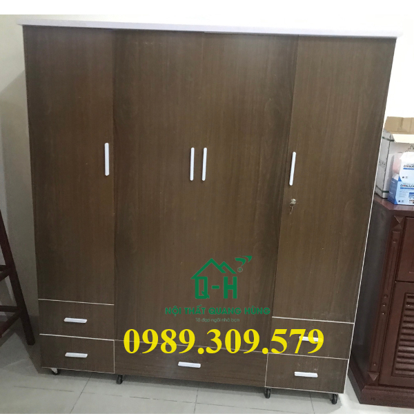 TỦ NHỰA ĐÀI LOAN 4 CÁNH 1M8 X 1M4 CAO CẤPHCM