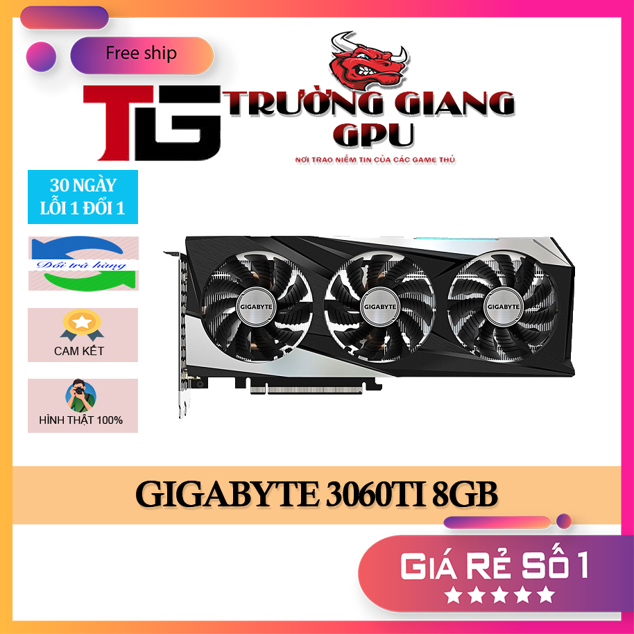 VGA CARD MÀN HÌNH RTX MSI 3060TI VENTUS - RTX GALAX 3060TI BH 5/2025