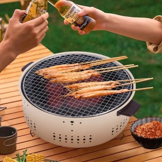 Bếp nướng than hoa Hàn Quốc để bàn nướng BBQ tiện lợi