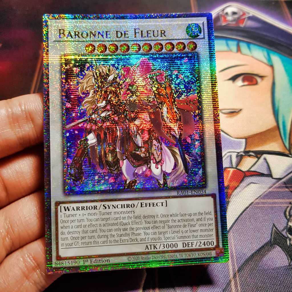 Thẻ bài Yugioh chính hãng | Baronne de Fleur  | RA01