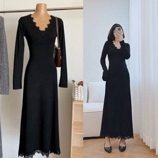 Petbychang - Váy cotton dáng dài phối viền ren hàng loại 1 chất cotton co giãn 4 chiều