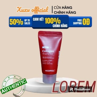Mặt nạ lột Medipeel Red Lacto Collagen Wrapping Mask 15g