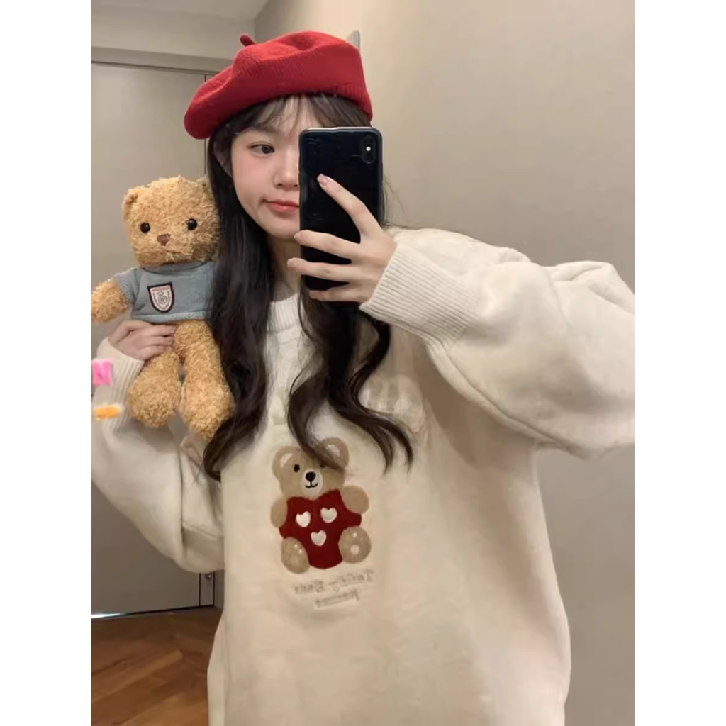 Set áo len đỏ mix chân váy kẻ hot hit, áo len dài tay, chân váy kẻ Caro Đỏ Noel Siêu Xinh