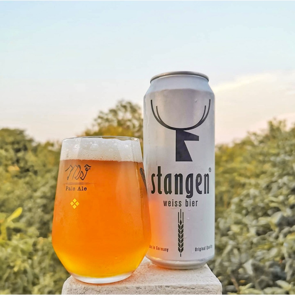 Bia Stangen Weissbier - nhập khẩu Đức - 1 lon 500ml