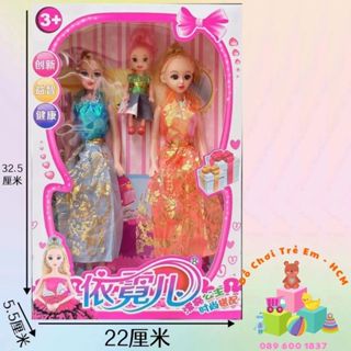 Sỉ Set Đồ Chơi 3 Búp Bê Barbie Búp Bê Đồ Chơi Cho Bé 165