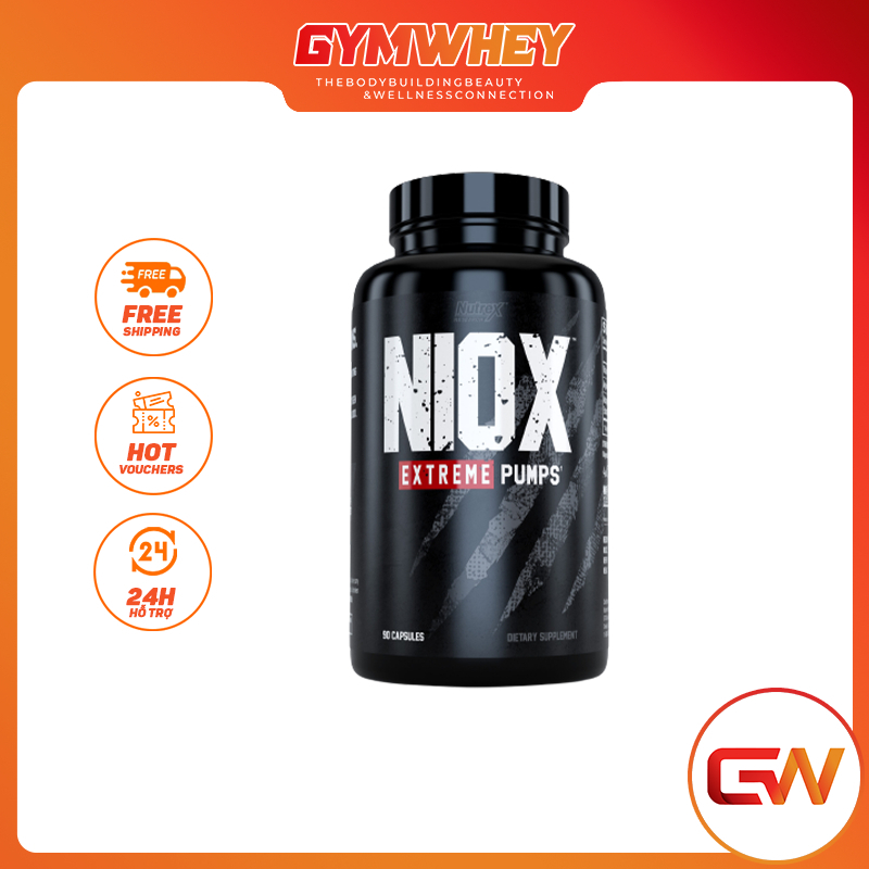 NUTREX NIOX EXTREME PUMPS 90 VIÊN Tăng Hiệu Suất Hỗ Trợ Phát Triển Cơ Bắp